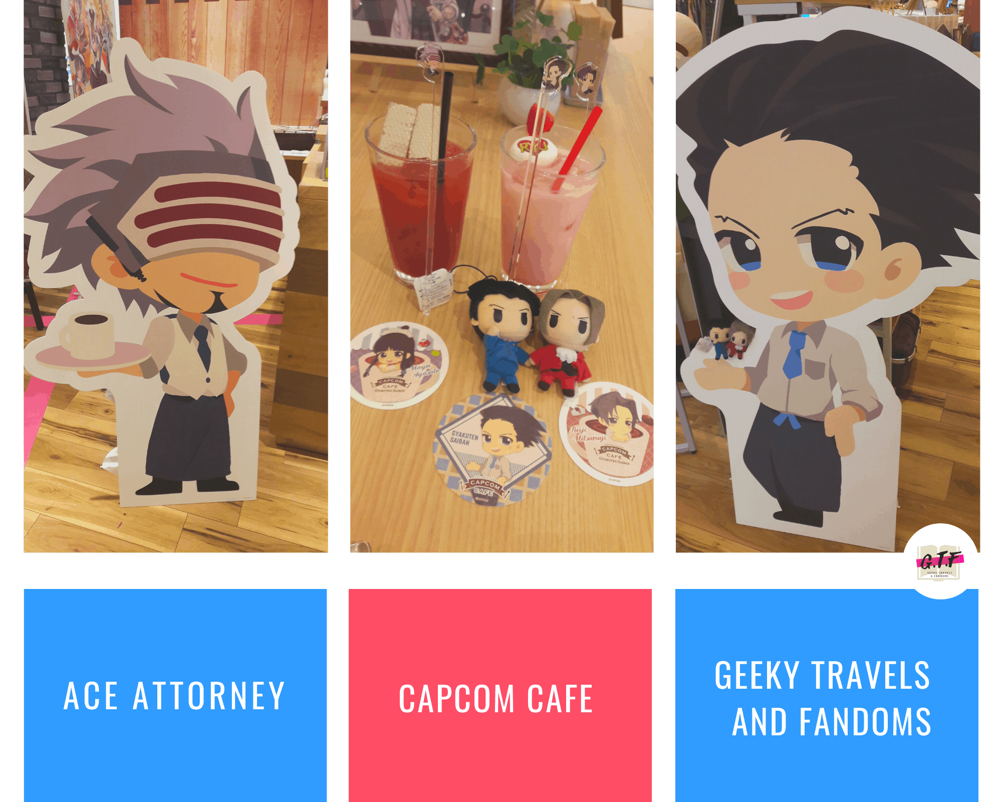 Ace Attorney Capcom Cafe 18 Capcom Store Tokyo 19 Geeky Travels Fandoms