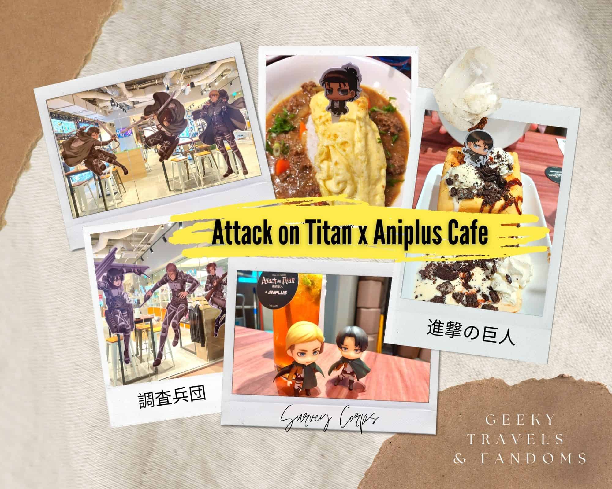 Attack on Titan (Shingeki no Kyojin) X Animate Cafe - Geeky Travels &  Fandoms
